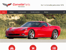 Tablet Screenshot of corvette-parts.nl